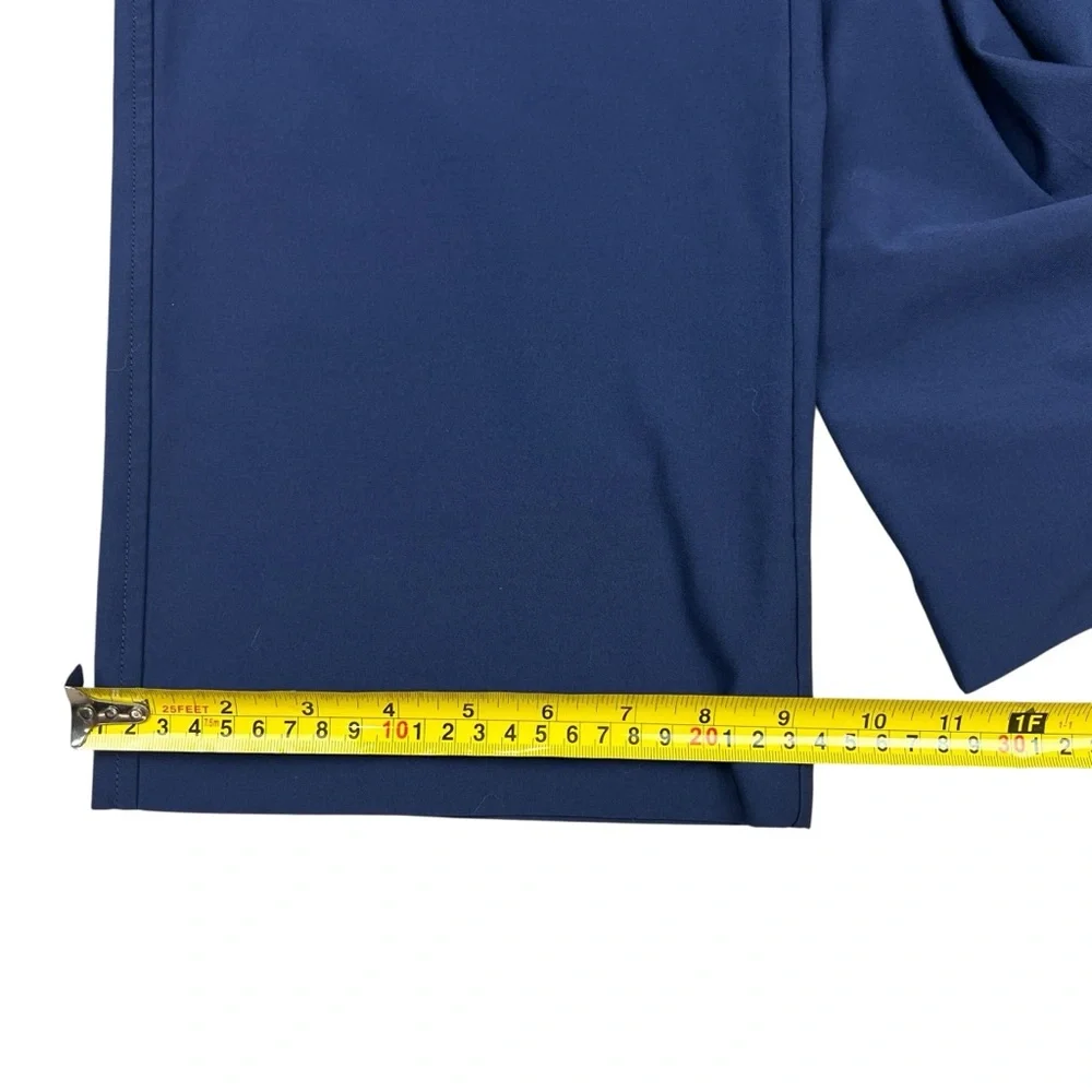 FootJoy FJ Golf Pants Mens 34x30 Navy Blue Performance Stretch Straight Leg - Picture 13 of 13